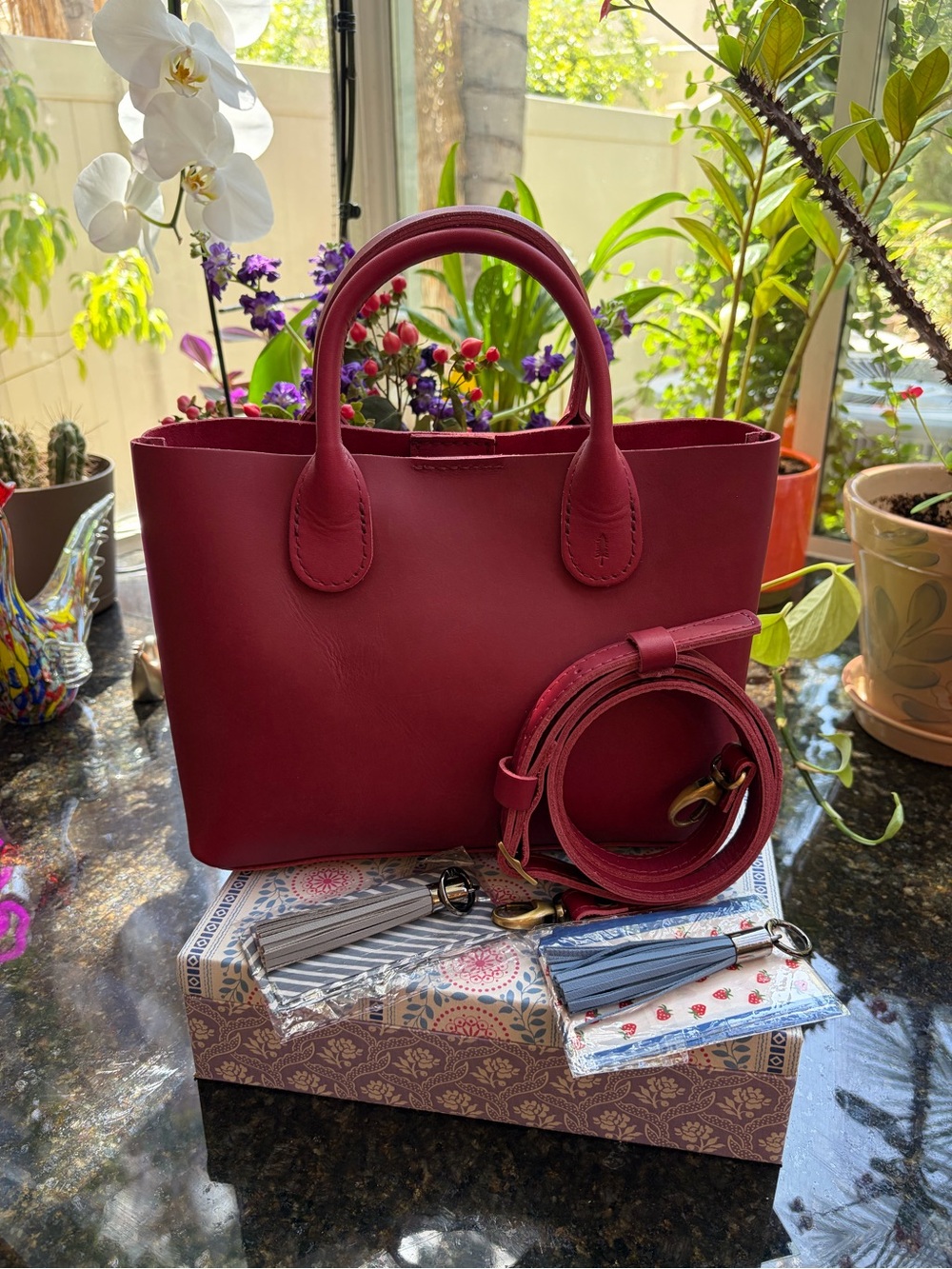 Portland Leather Berry Good Large Raindrop Bundle - Retired 💧